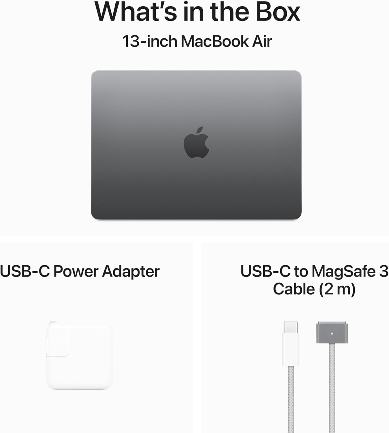 Apple 2024 MacBook Air 13-inch Laptop with M3 chip: Built for Apple Intelligence, 13.6-inch Liquid Retina Display, 16GB Unified Memory, 256GB SSD Storage, Backlit Keyboard, Touch ID; Midnight
