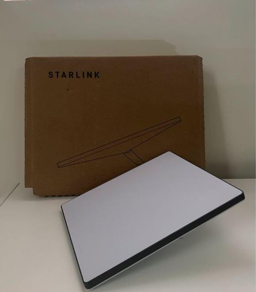STARLINK Mini Kit – Compact Dual-Band AC Wi-Fi Router and Satellite Dish System – High-Speed Portable Internet for Remote and Mobile Use – White