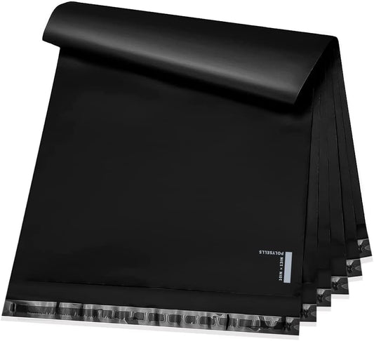 Poly Mailer Bags (Black, 10x13 Inch, 1000 pc)