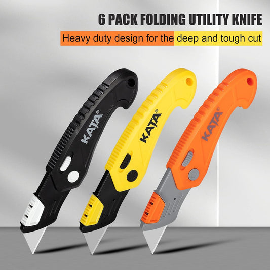 Folding Box Knife 6-Pack